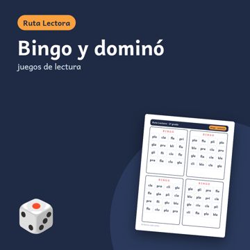 Portada del material: Bingo de sílabas y dominó